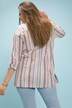 Camicia a righe dal taglio squadrato con colletto da camicia e maniche lunghe