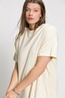 Extra longshirt, ronde hals, halve mouw, oversized