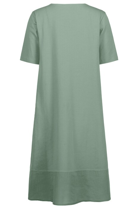 Kleid, A-Linie, Rundhalsausschnitt, Halbarm, Taschen