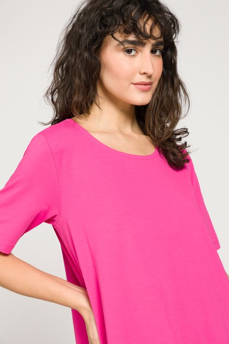 Kleid, A-Linie, Rundhalsausschnitt, Halbarm, Taschen