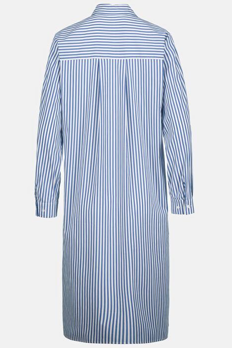 Longbluse, Identity, Streifen, Hemdkragen, Langarm