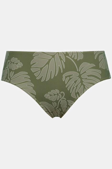 Tankini, palmeblad, halterneck, bånd under brystet