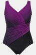 Badedragt, farvegradient, drapering, softcups