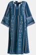 Caftan, ethnique, ligne A, encolure tunisienne, manches 3/4
