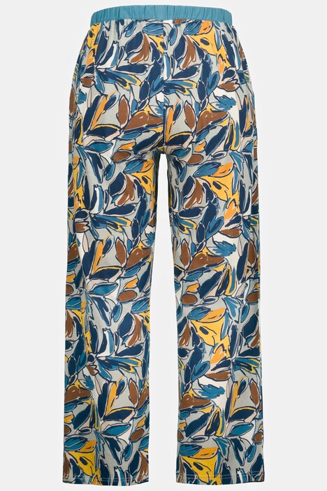 Pyjama, koristereunus, V-pääntie, lyhyet hihat