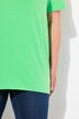 Camiseta, forma en A, cuello de túnica, media manga