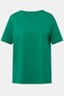 T-shirt, A-lijn, tuniekhals, korte mouw