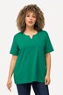 T-shirt, A-lijn, tuniekhals, korte mouw