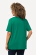 T-shirt, A-lijn, tuniekhals, korte mouw