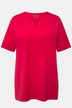 T-shirt, A'linje, tunikaudskæring, korte ærmer
