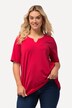 T-shirt, A'linje, tunikaudskæring, korte ærmer