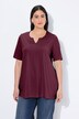 T-shirt, A-lijn, tuniekhals, korte mouw