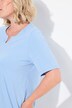 T-Shirt, A-Linie, Tunika-Ausschnitt, Halbarm