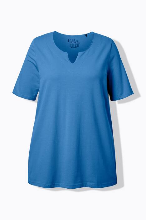 T-Shirt, A-Linie, Tunika-Ausschnitt, Halbarm