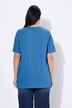 Camiseta, forma en A, cuello de túnica, media manga