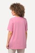T-shirt manches courtes et col tunisien, coupe évasée