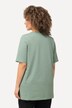 T-shirt en coton bio. Col rond et manches courtes. Coupe évasée