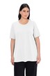 Basic tričko, A střih, krátké rukávy, kulatý výstřih