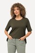 T-shirt, A-form, rund halsudskæring, korte ærmer