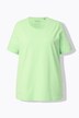 T-shirt en coton bio. Col rond et manches courtes. Coupe évasée