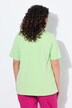 T-shirt en coton bio. Col rond et manches courtes. Coupe évasée
