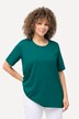 T-shirt en coton bio. Col rond et manches courtes. Coupe évasée