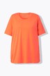 T-shirt en coton bio. Col rond et manches courtes. Coupe évasée