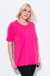 T-shirt en coton bio. Col rond et manches courtes. Coupe évasée