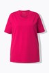 T-shirt en coton bio. Col rond et manches courtes. Coupe évasée