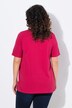 T-shirt en coton bio. Col rond et manches courtes. Coupe évasée