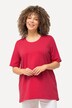 T-shirt, A-form, rund halsudskæring, korte ærmer