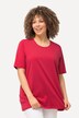 T-shirt, A-form, rund halsudskæring, korte ærmer