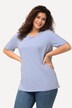 T-shirt, A-form, rund halsudskæring, korte ærmer