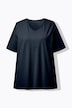 Camiseta, línea A, cuello de pico, media manga