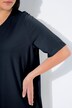 Camiseta, línea A, cuello de pico, media manga