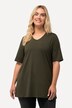 T-Shirt, A-Linie, V-Ausschnitt, Halbarm