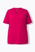 Camiseta, línea A, cuello de pico, media manga