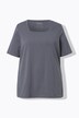 T-shirt, A-form, firkantet udskæring, korte ærmer