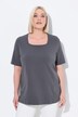 T-shirt, A-form, firkantet udskæring, korte ærmer