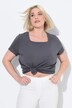 T-shirt, A-form, firkantet udskæring, korte ærmer