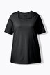 T-shirt, A-form, firkantet udskæring, korte ærmer