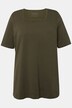 T-shirt, A-form, firkantet udskæring, korte ærmer