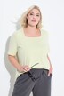 T-shirt, A-form, firkantet udskæring, korte ærmer