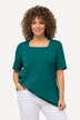 T-shirt, A-form, firkantet udskæring, korte ærmer