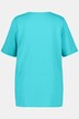 T-shirt, A-lijn, carré-halslijn, korte mouwen