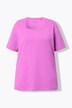 T-shirt, A-form, firkantet udskæring, korte ærmer