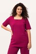 T-Shirt, A-Linie, Carré-Ausschnitt, Halbarm