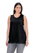 Top, A střih, výstřih do V, bez rukávů