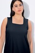 Longtop, Classic Fit, firkantet udskæring, ærmeløs