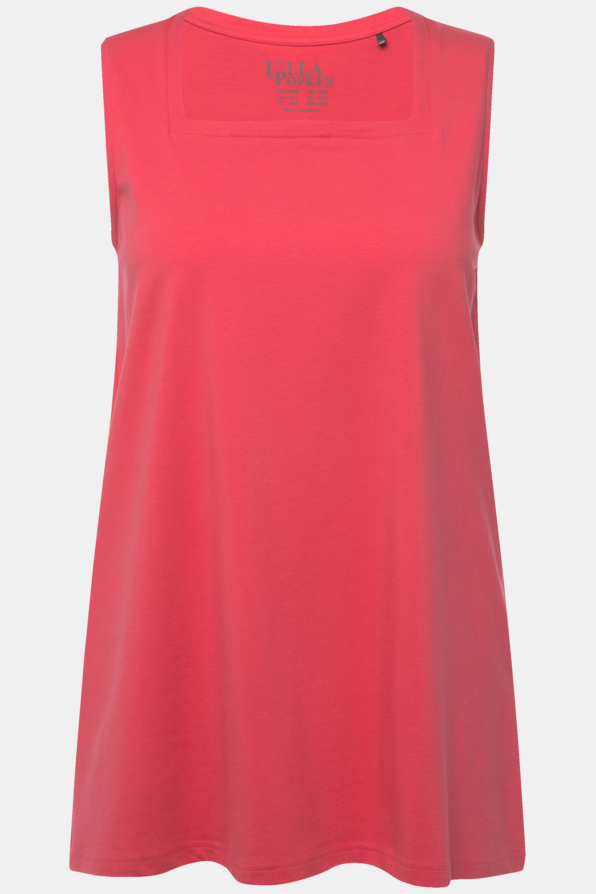Top long Classic à décolleté carré, sans manches
